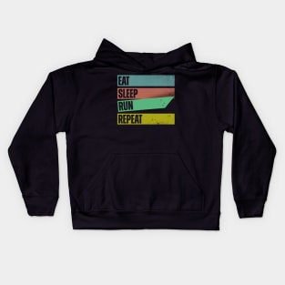 Eat Sleep Run Repeat Kids Hoodie